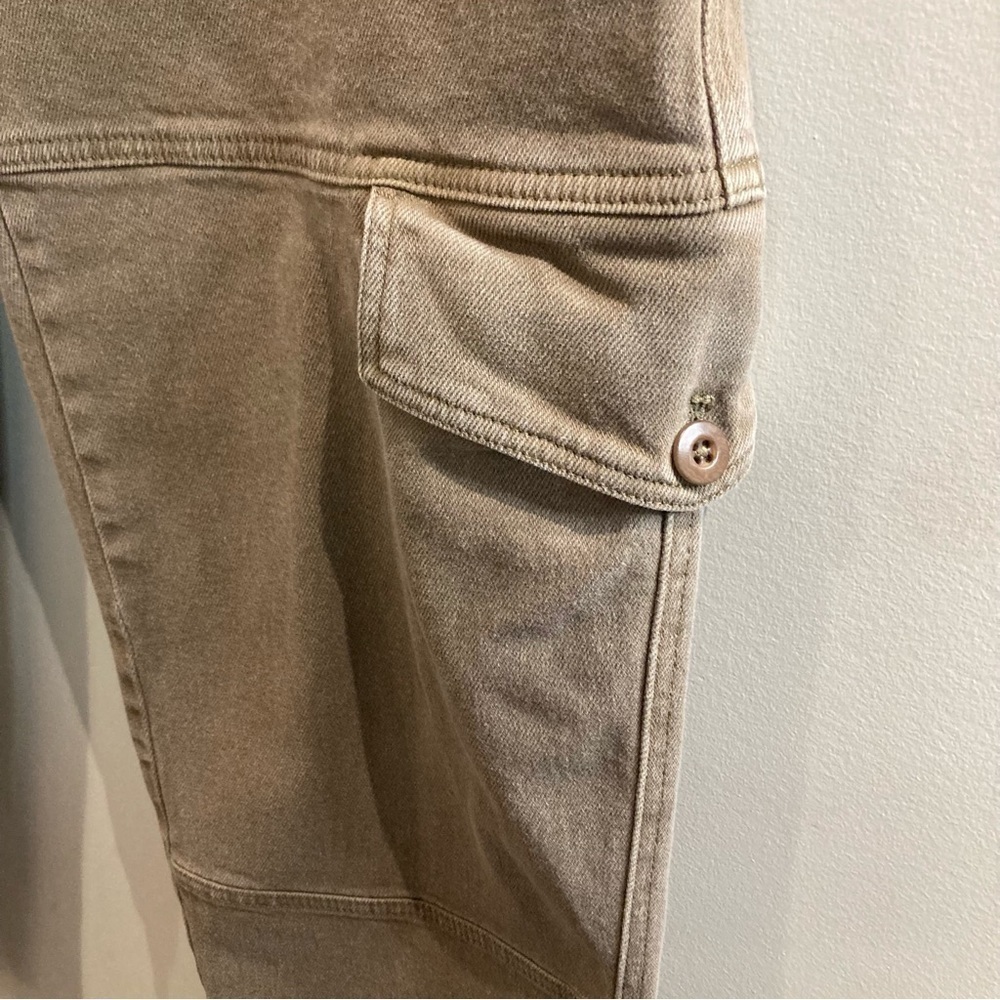 WILFRED FREE Sz 12 Multiple Pockets High Rise Heavy Canvas Modern Cargo Pants - Picture 6 of 13